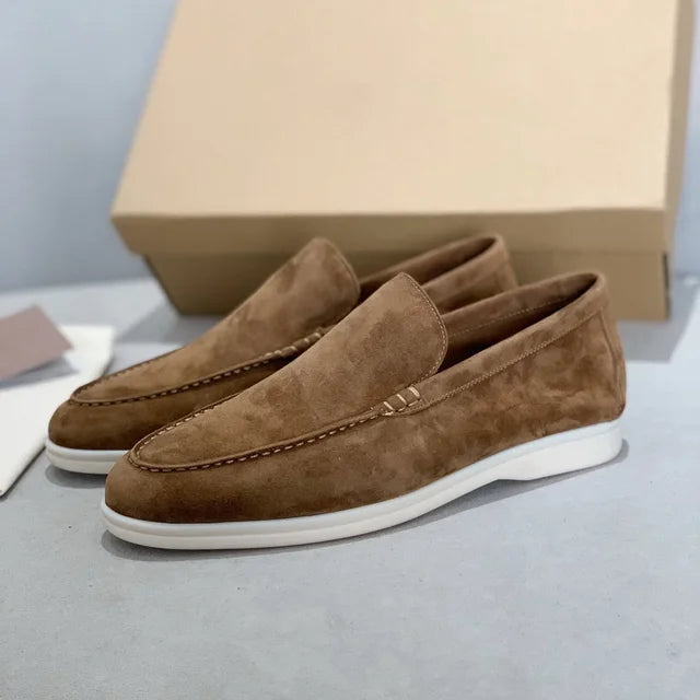 Luxurious Men’s Suede Loafers – Timeless Elegance & All-Day Comfort