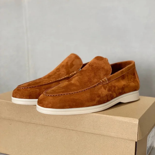 Luxurious Men’s Suede Loafers – Timeless Elegance & All-Day Comfort