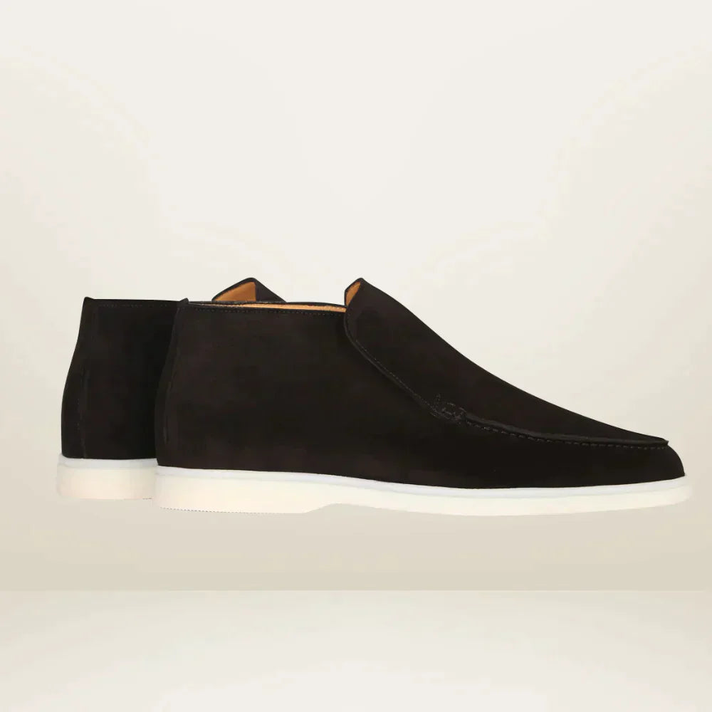 Men’s High Suede Loafers – Premium Comfort & Timeless Style