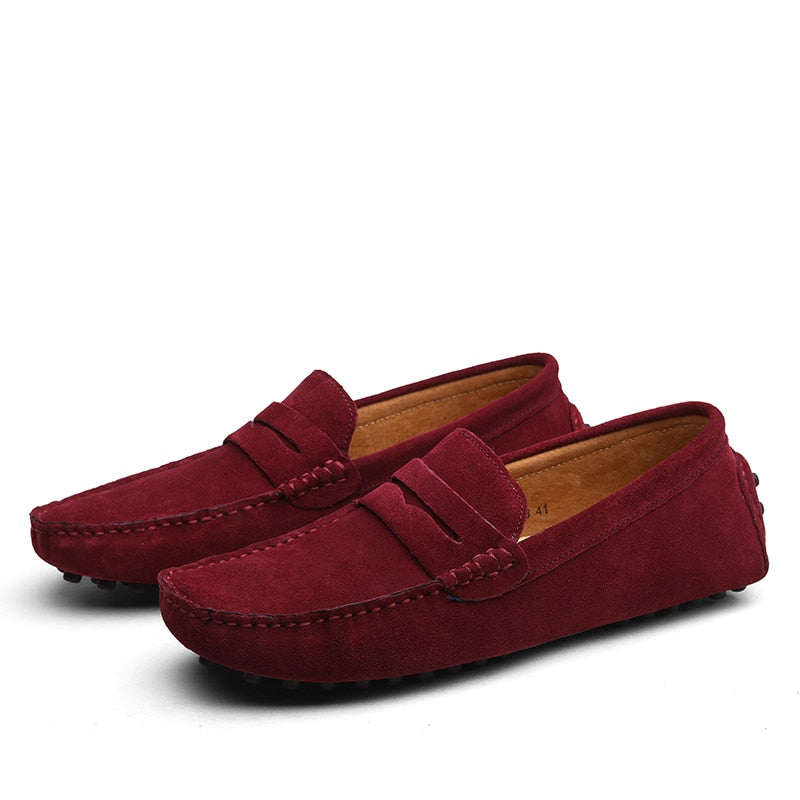 Italian-Inspired Men’s Suede Loafers – Luxury, Comfort & Timeless Style