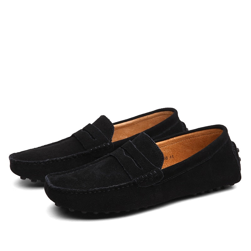 Italian-Inspired Men’s Suede Loafers – Luxury, Comfort & Timeless Style