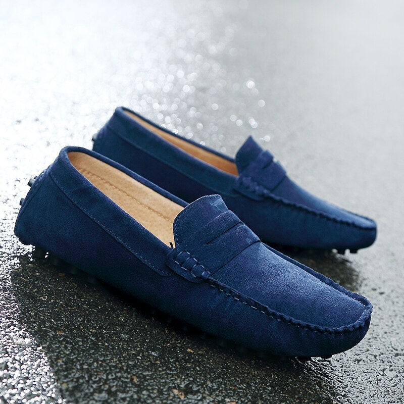 Italian-Inspired Men’s Suede Loafers – Luxury, Comfort & Timeless Style