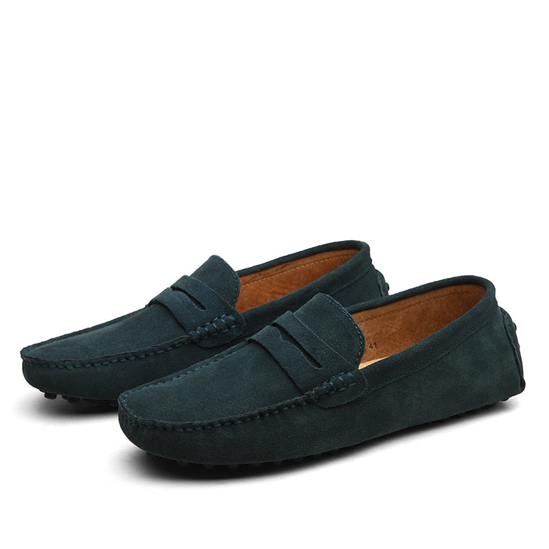 Italian-Inspired Men’s Suede Loafers – Luxury, Comfort & Timeless Style