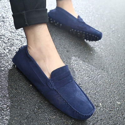 Italian-Inspired Men’s Suede Loafers – Luxury, Comfort & Timeless Style