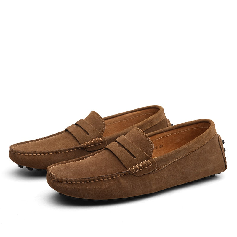 Italian-Inspired Men’s Suede Loafers – Luxury, Comfort & Timeless Style