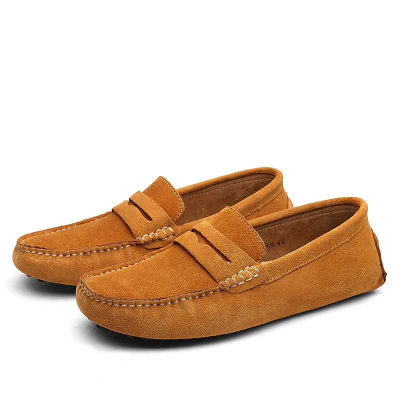 Italian-Inspired Men’s Suede Loafers – Luxury, Comfort & Timeless Style