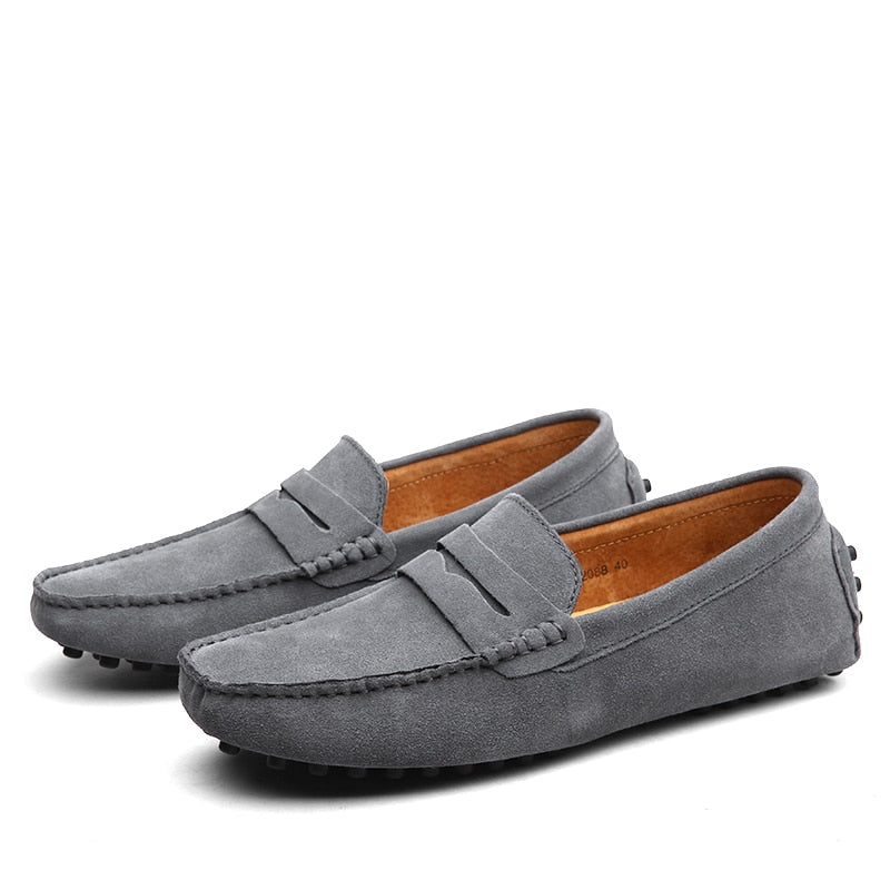 Italian-Inspired Men’s Suede Loafers – Luxury, Comfort & Timeless Style