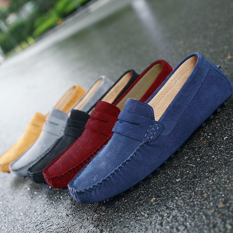 Italian-Inspired Men’s Suede Loafers – Luxury, Comfort & Timeless Style